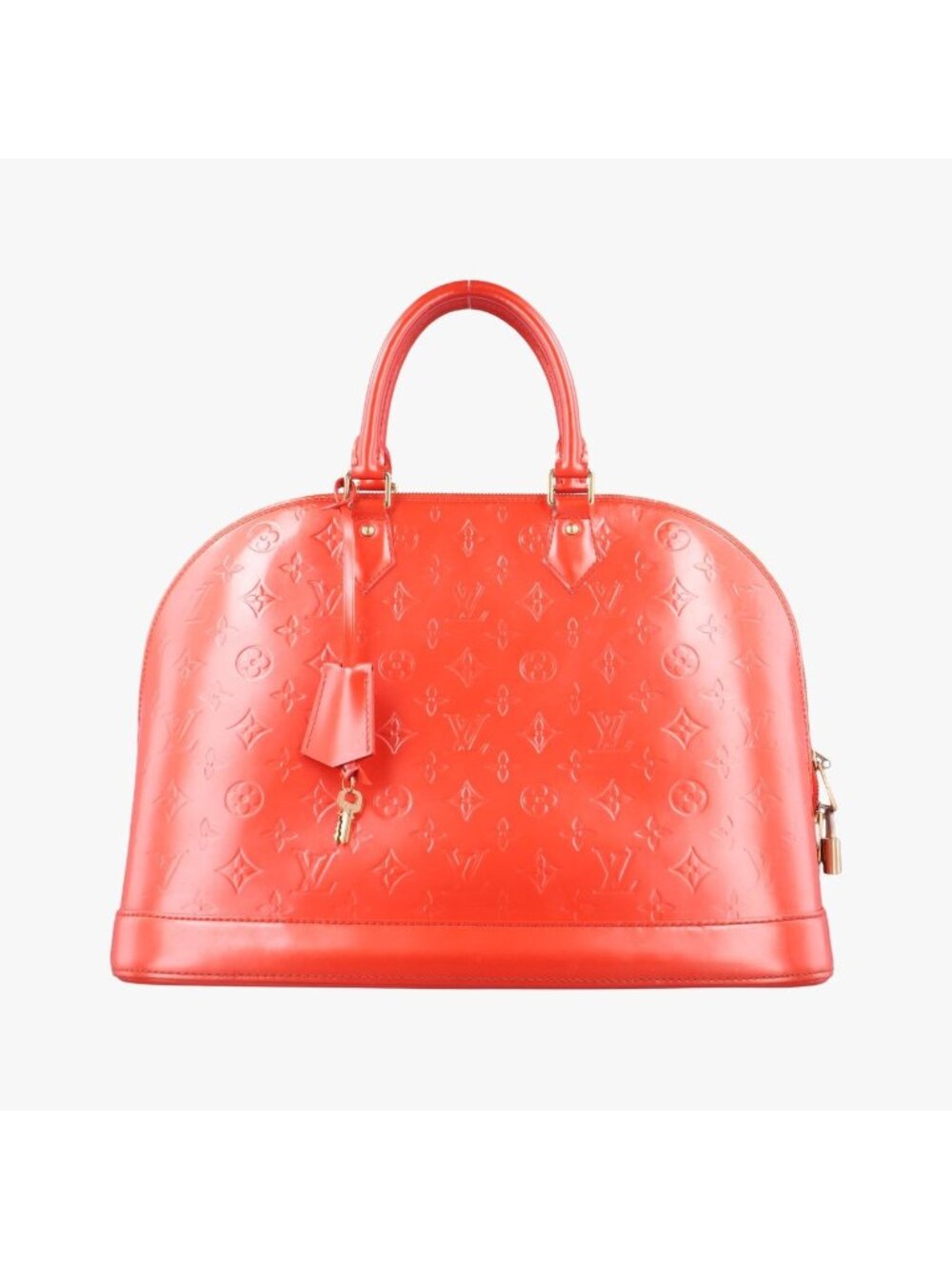 Louis Vuitton Alma GM Rose Pop Vernis Handbag